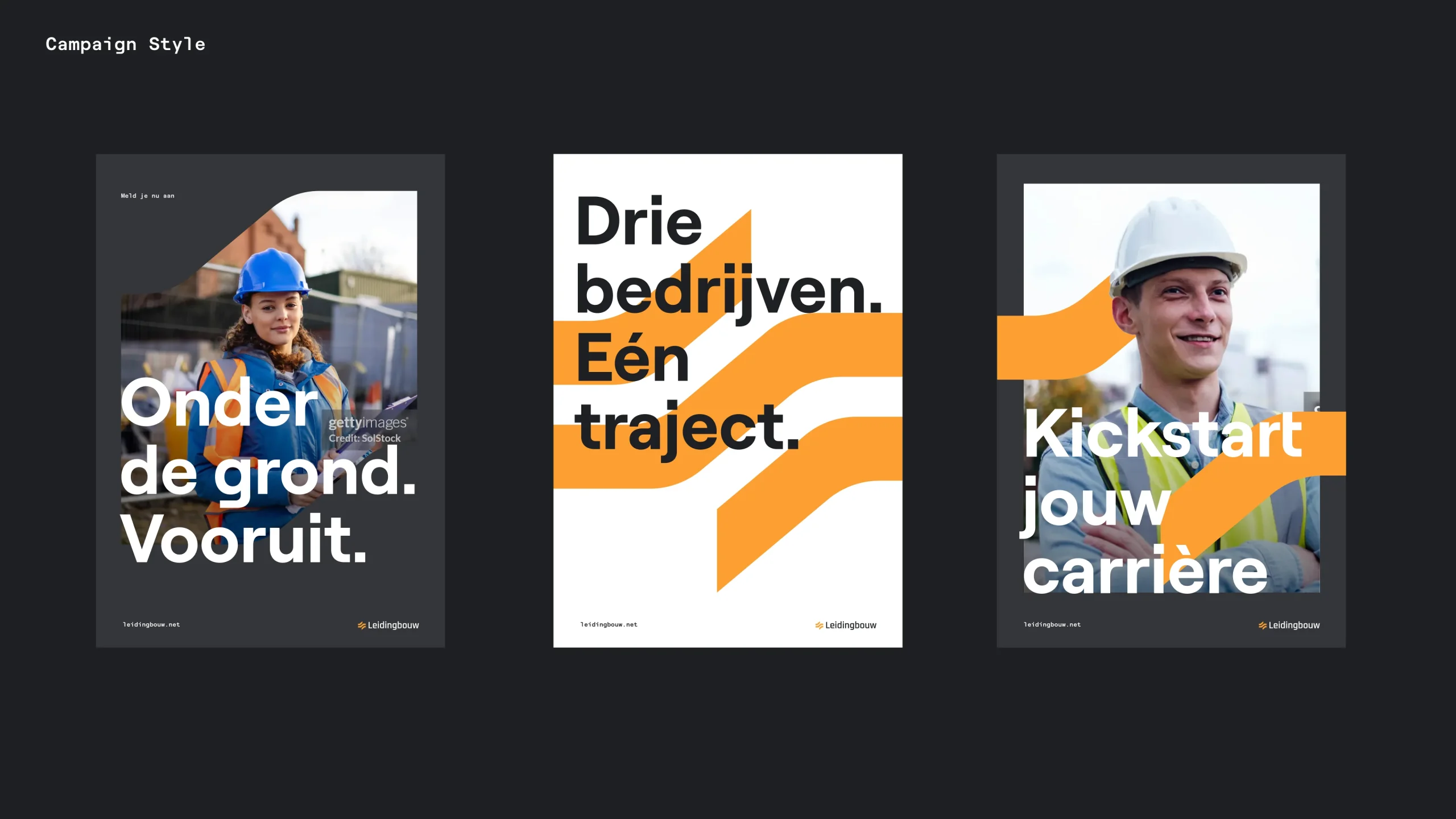 Lead construction visual identity